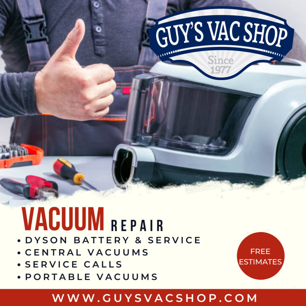 Vacuum Repair Aerus Airstream Astro-Vac Beau-Mark Beam Bissell Broan Canavac Centra-Vac Compact Cyclo-Vac Dirt Devil Dyson Eureka Electrolux Filtex Hayden Hoover Husky Iona Johnny Vac Kenmore Kirby Miele Miracle Mate Nilfisk NuTone Oreck Panasonic Rainbow Riccar Rowenta Royal Samsung Sanitaire Sears Sebo Shark Sharp Simplicity Titan Tristar Vacuflo Vortech